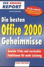 Die besten Office 2000 Geheimnisse. Geniale Tricks und versteckte Funktionen. Books