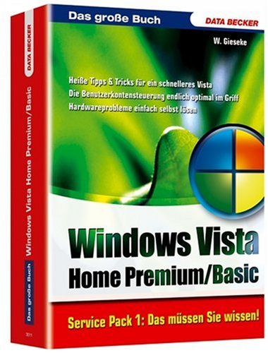 Windows Vista Home Premium/Basic, Service Pack 1 Books