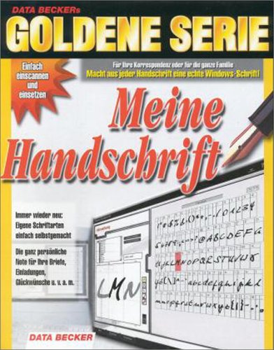 Goldene Serie. Meine Handschrift. Box. CD- ROM für Windows 95/98. Macht aus jeder Handschrift eine echte Windows- Schrift Books