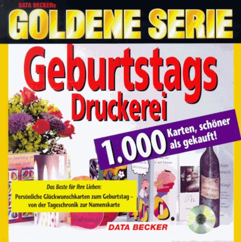 Goldene Serie. Geburtstags- Druckerei. CD-ROM für Windows. Music