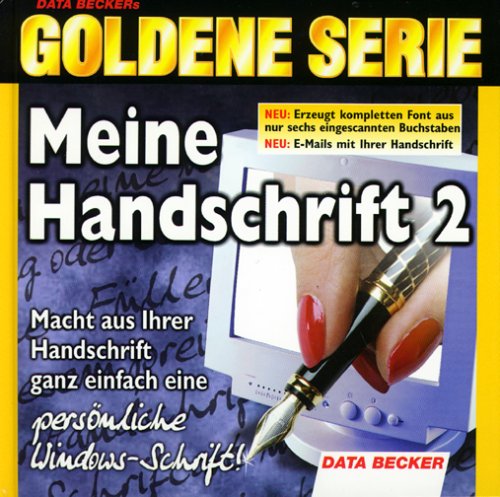 Goldene Serie. Meine Handschrift 02. CD- ROM für Windows 95/98. Macht aus jeder Handschrift eine echte Windows- Schrift Books