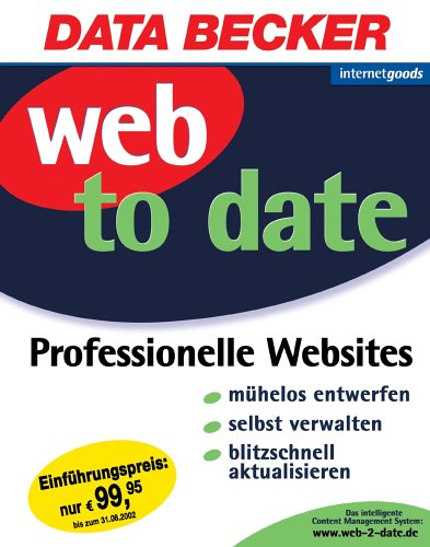web to date, CD-ROMProfessionelle Websites mühelos entwerfen, selbst verwalten, blitzschnell aktualisieren. Für Windows 98/98SE/Me/2000/NT4(SP6)/XP Music