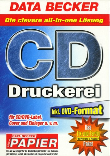 Die große CD- Druckerei 2001. CD- ROM für Windows 95/98/ NT4/ ME/2000 Music