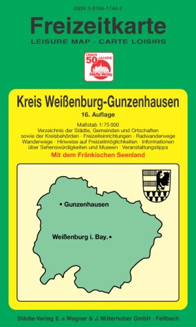 Kreis Weissenburg-Gunzenhausen: 1:75000. Ausgabe 2004 Maps & Plans