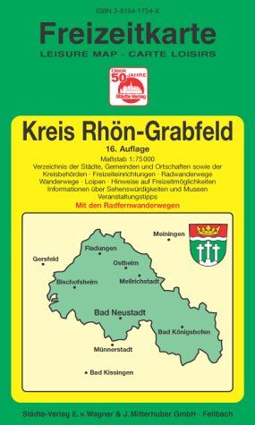 Kreis Rhön-Grabfeld. 1:75000. Ausgabe 2004 Maps & Plans