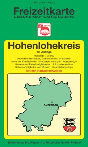 Hohenlohekreis. 1:75000. Ausgabe 2004 Maps & Plans