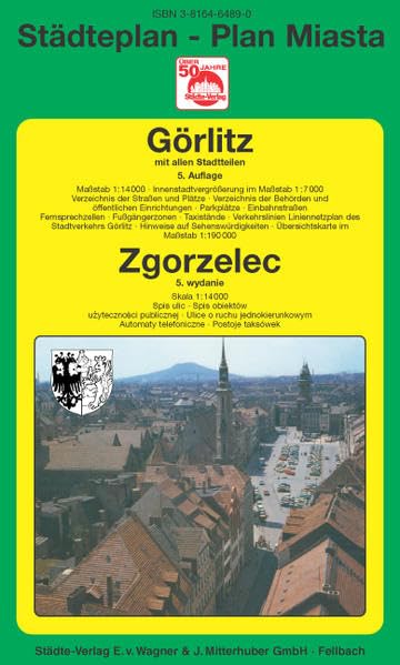 Görlitz: 1:14000 (Innenstadtvergrösserung 1:7000). Ausgabe 2006 (Städte-Verlag Stadtpläne) Leisure, Home & Garden