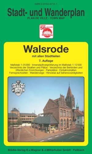 Walsrode: 1:25000 (Innenstadtvergr. 1:12500) Maps & Plans