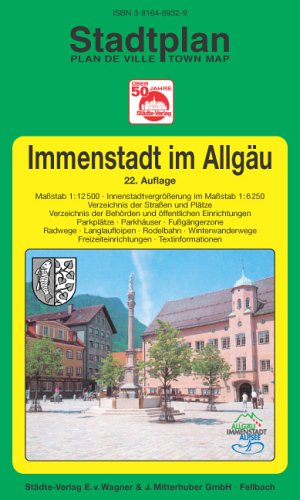 Immenstadt: 1:12500 ( Innenstadtvergr. 1:6250) Maps & Plans