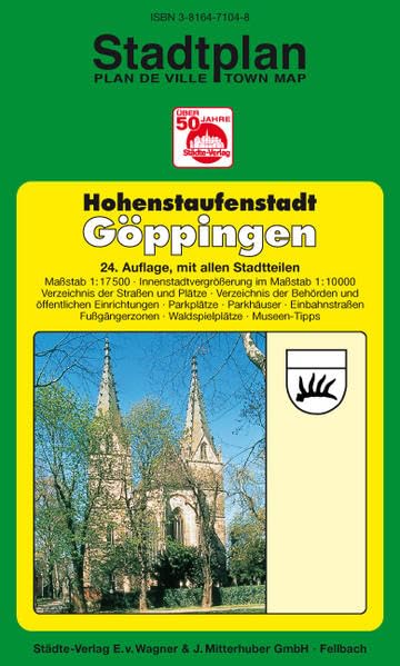 Göppingen: 1:17500 (Innenstadtvergrösserung 1:10000). Ausgabe 2006 (Städte-Verlag Stadtpläne) Leisure, Home & Garden