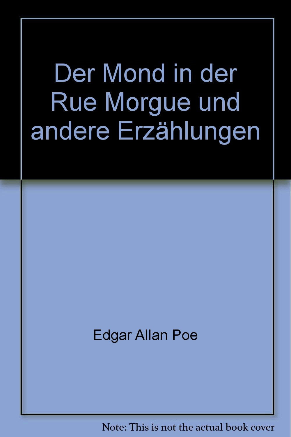 Der Mond in der Rue Morgue und andere Erzählungen - bk1444 Books