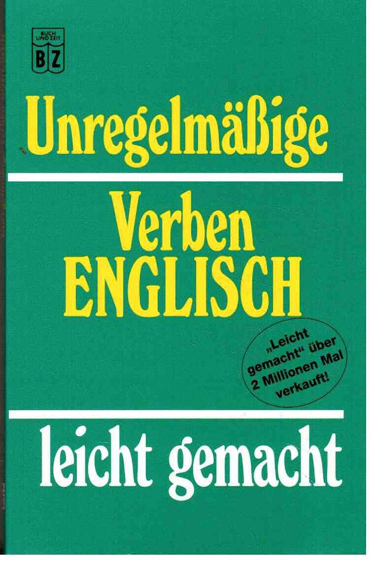 Product Image: Unregelmäßige Verben Englisch
