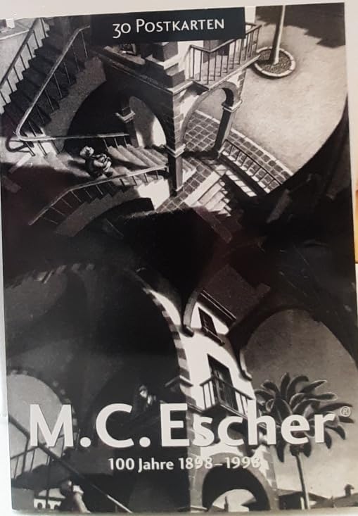M. C. Escher: 100 Jahre 1898-1998, Buch mit 30 Kunstpostkarten Books