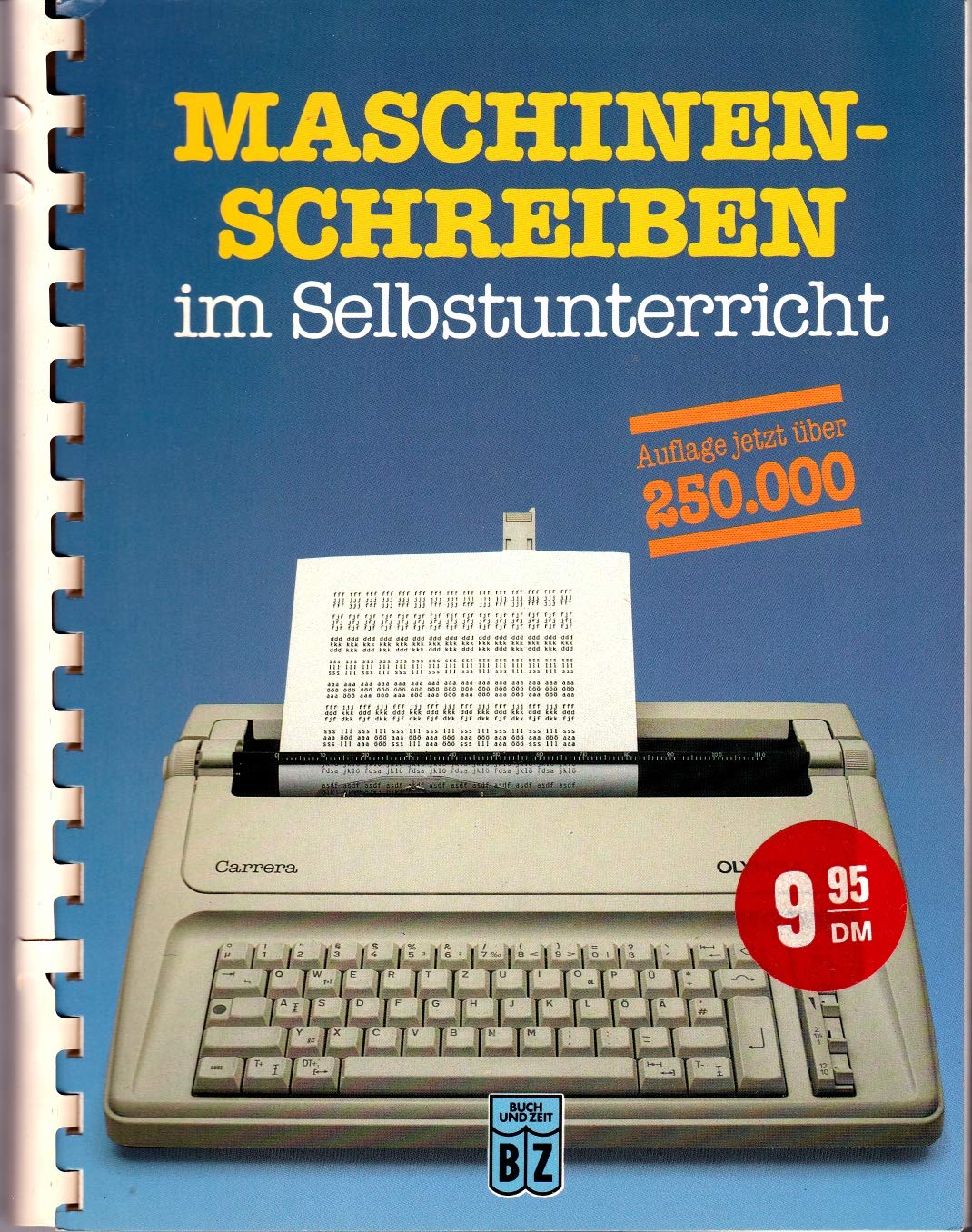 Maschinenschreiben im Selbstunterricht Books