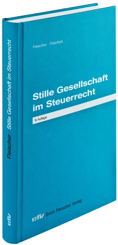 Stille Gesellschaft im Steuerrecht book