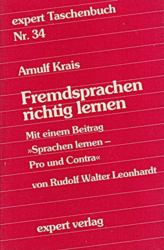 Expert Taschenbücher, Nr.34, Richtig Fremdsprachen lernen Books