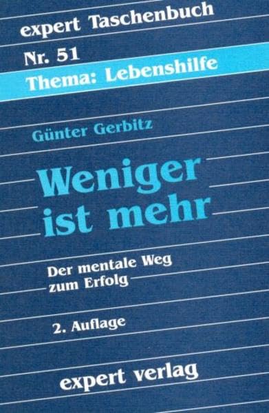 Product Image: Weniger ist mehr