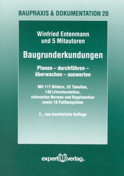 Baugrunderkundungen: Planen durchführen überwachen auswerten book
