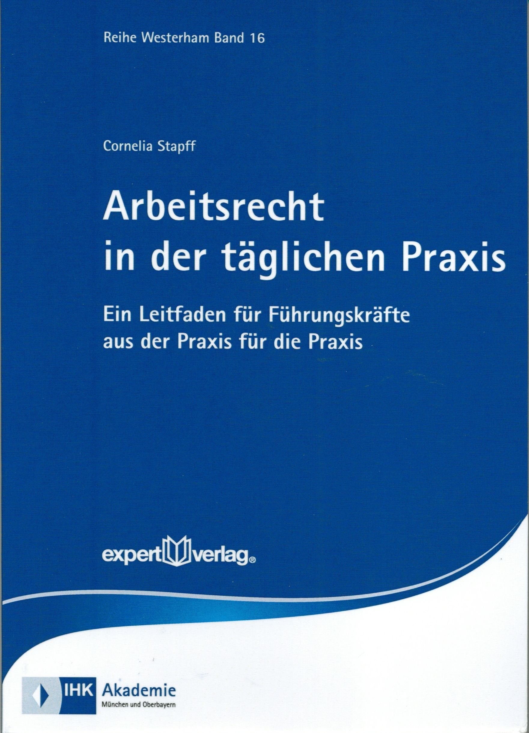 Arbeitsrecht in der täglichen Praxis: Ein Leitfaden für Führungskräfte aus der Praxis für die Praxis book