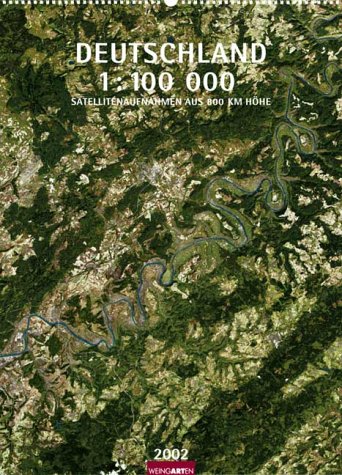 Kalender, Deutschland 1:100000, Satellitenaufnahmen aus 800 km Höhe Business & Technology