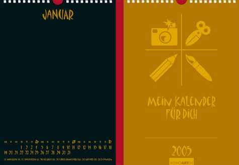 Bastelkalender gross /schwarz mit Gold 2005. Foto- und Bastelkalender Leisure, Home & Garden