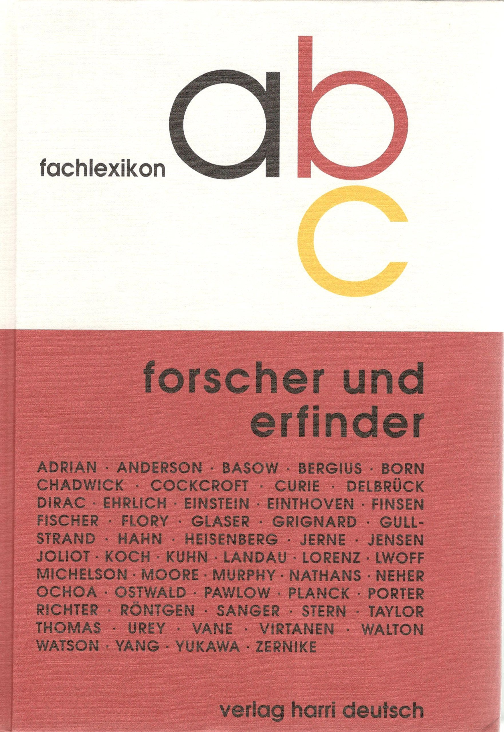Fachlexikon ABC Forscher und Erfinder Memories