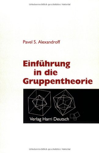 Einführung in die Gruppentheorie Mathematics