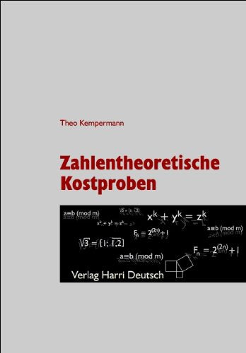 Zahlentheoretische Kostproben Mathematics