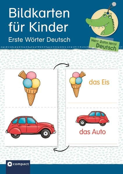 Bildkarten für Kinder: Erste Wörter Deutsch (Herr Zahn lernt Deutsch) Media & Communication
