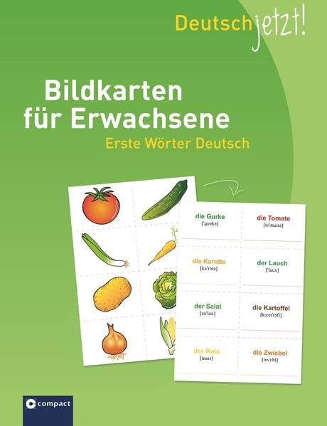 Deutsch jetzt! Bildkarten für Erwachsene - Erste Wörter Deutsch General education