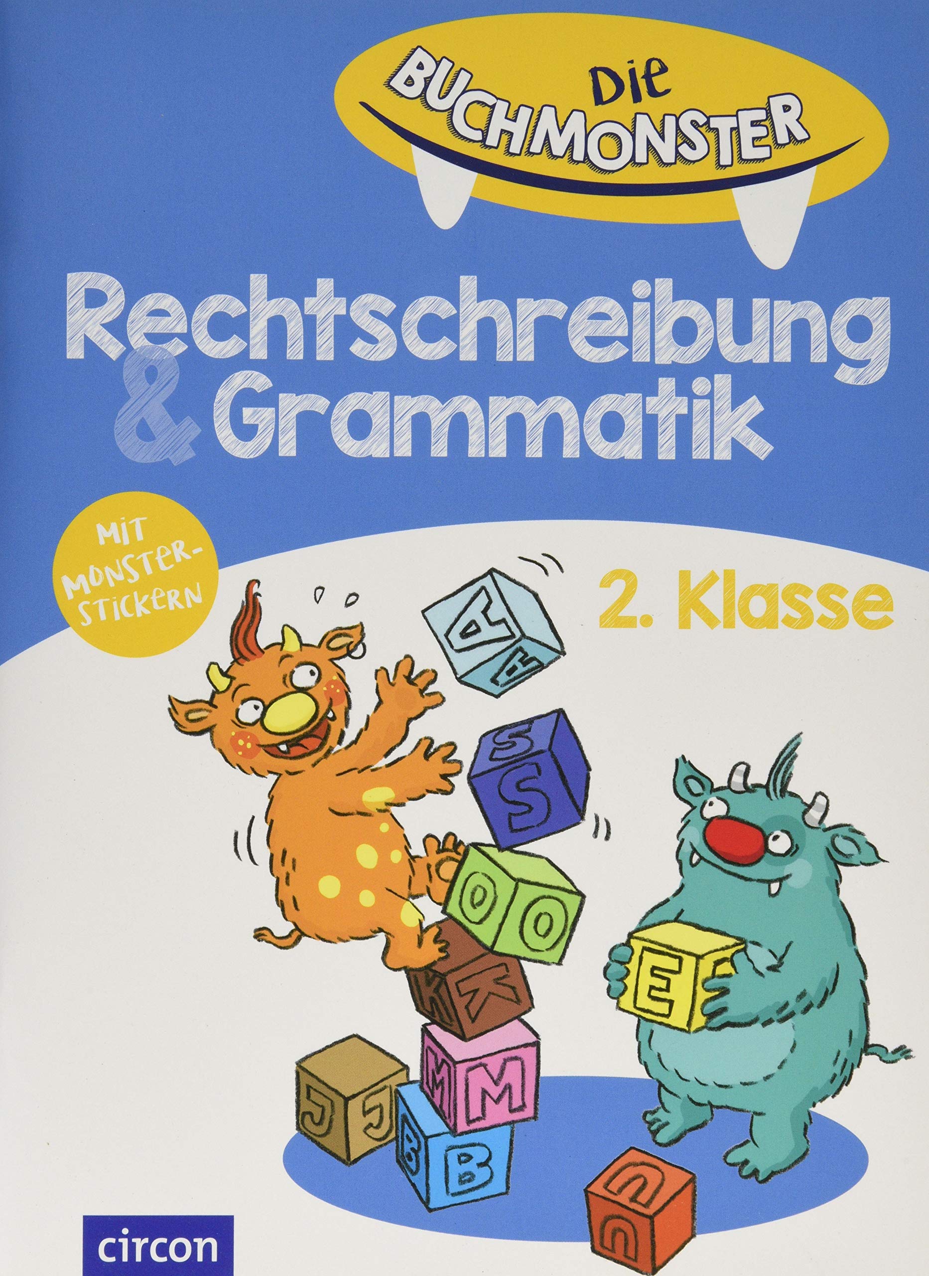 Die Buchmonster Rechtschreibung & Grammatik, 2. Klasse Study Guides
