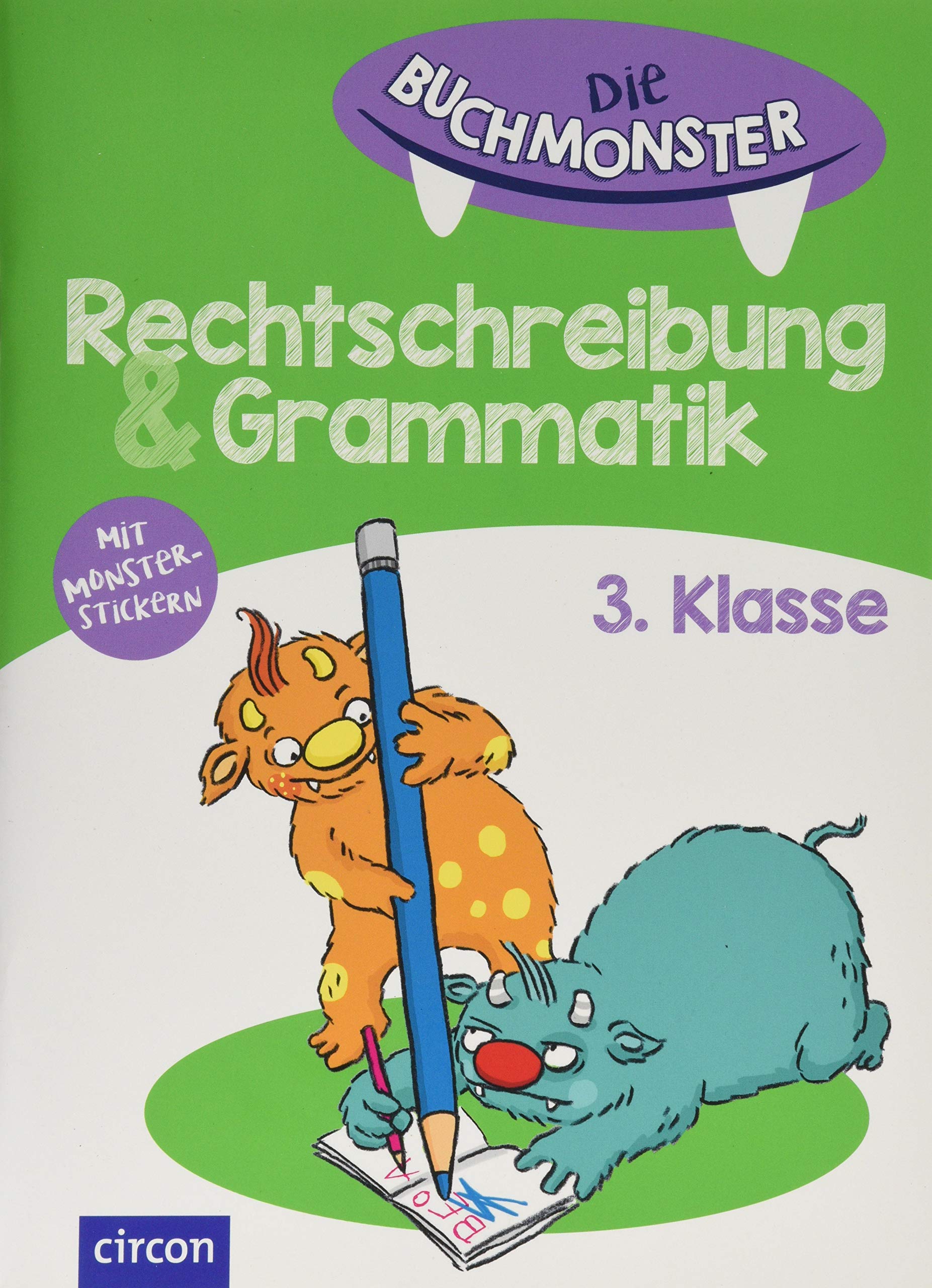 Rechtschreibung & Grammatik 3. Klasse: Die Buchmonster Study Guides