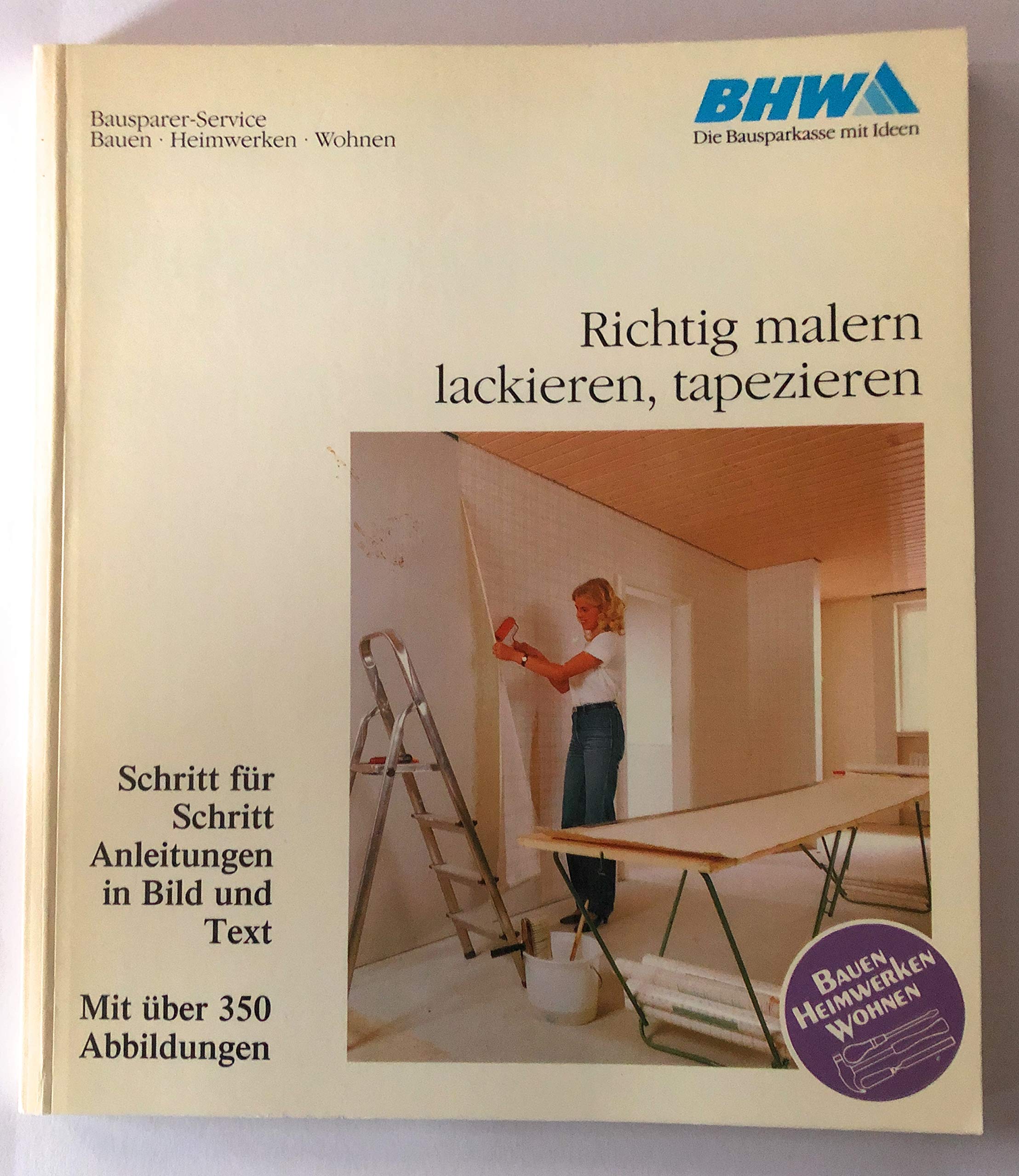 Richtig malern lackieren, tapezieren Books