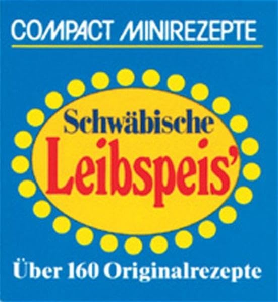 Compact Minibücher, Schwäbische Leibspeis' Leisure, Home & Garden