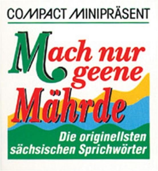 Compact Minipräsent. Mach nur geene Mährde Living & Furnishing