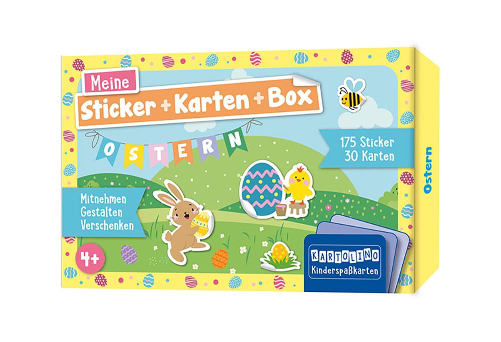 Meine Sticker + Karten + Box - Ostern Posters