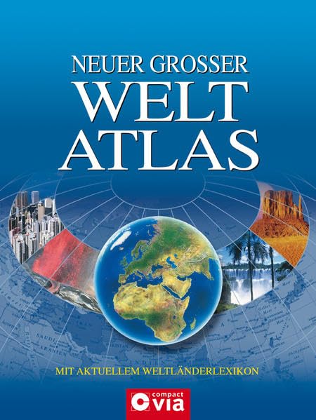 Neuer grosser Weltatlas mit Weltländerlexikon: Mit aktuellem Weltländerlexikon Leisure, Home & Garden