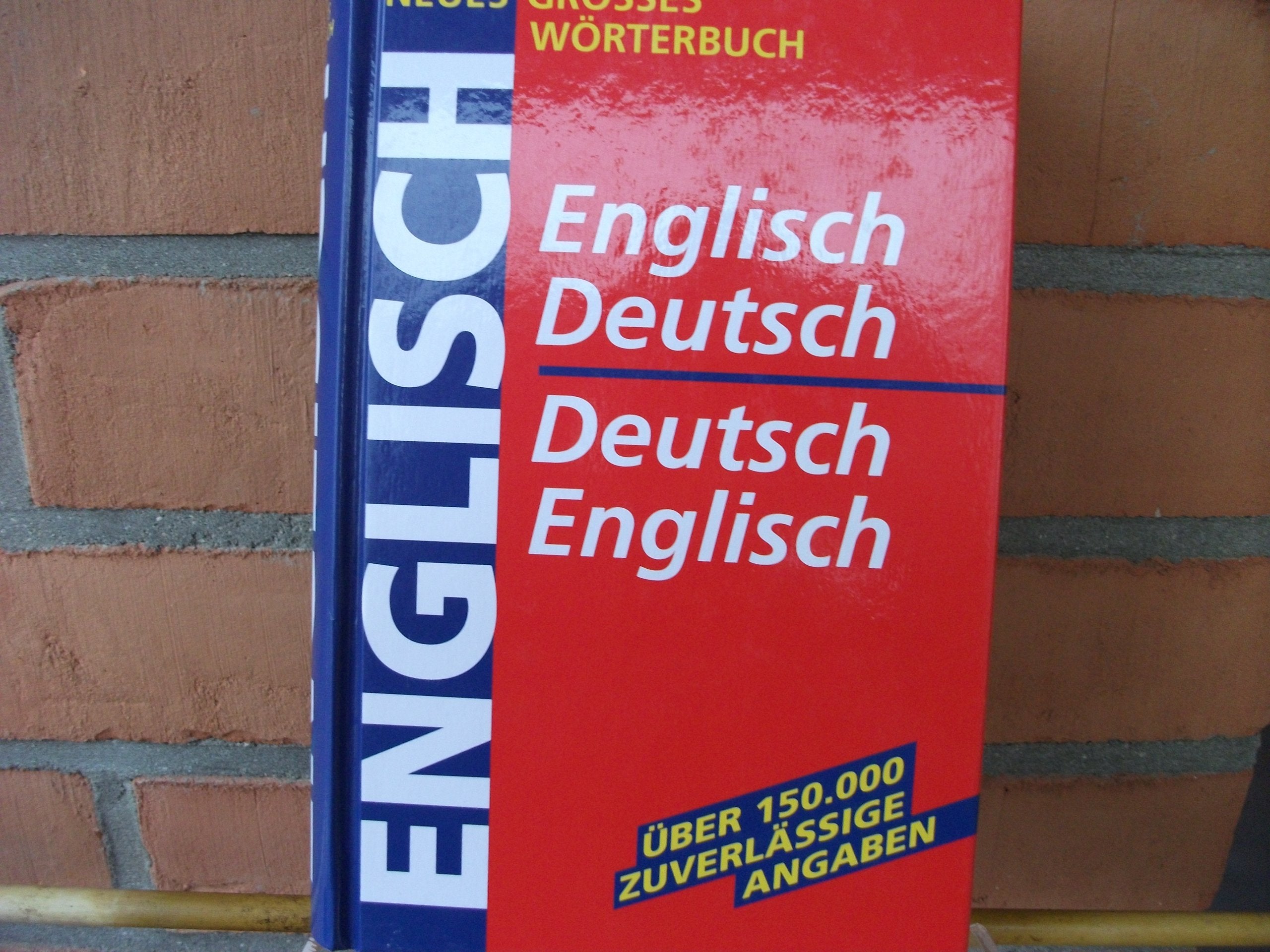 Neues Grosses Wörterbuch - Englisch-Deutsch - Deutsch-Englisch Foreign Languages ​​& Dictionaries
