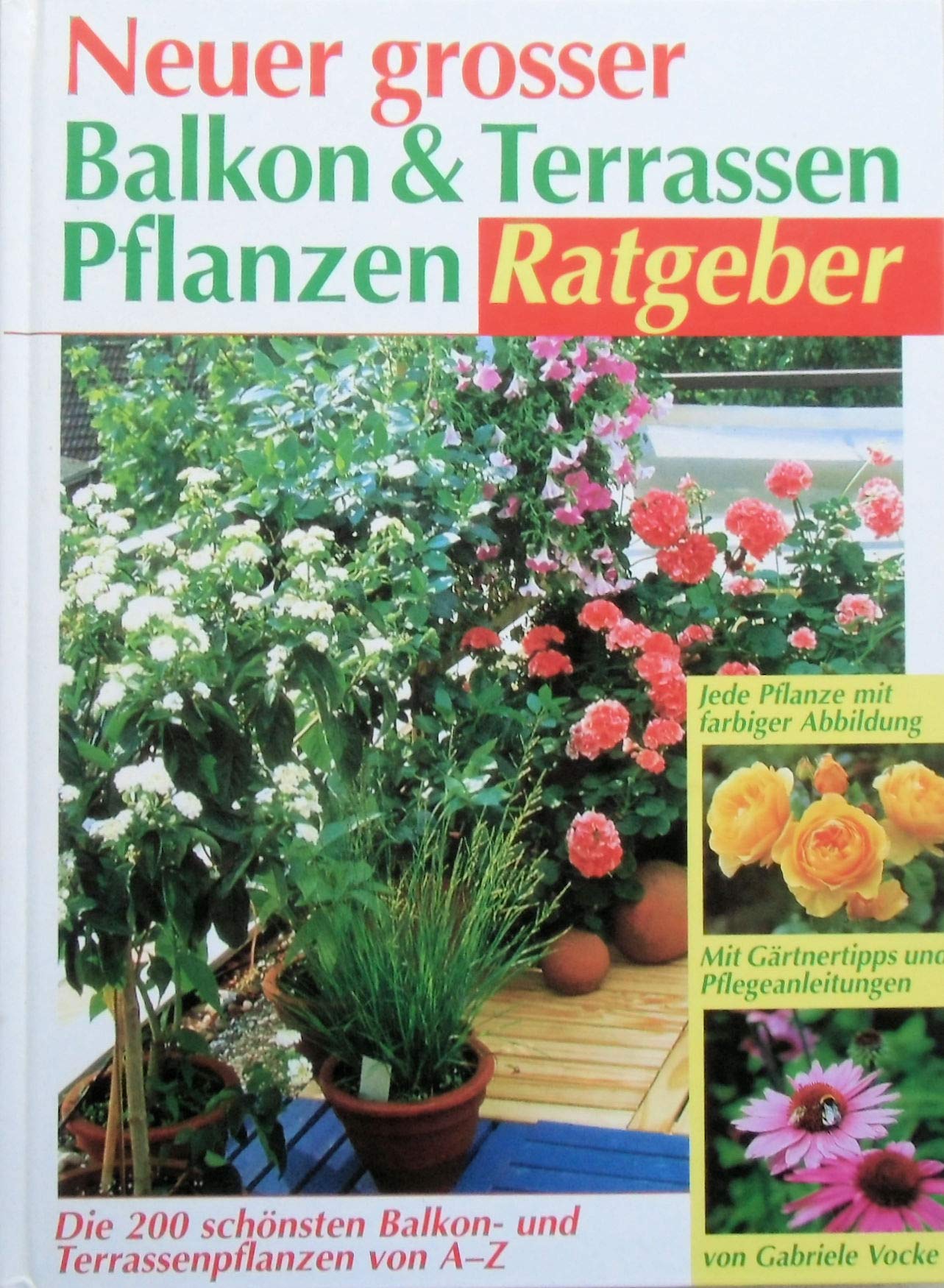 Neuer grosser Balkon- und Terrassenpflanzen-Ratgeber: Die 200 schönsten Balkon- und Terrassenpflanzen von A-Z. Mit Gärtnertipps u. Pflegeanleitungen Garden & Plants