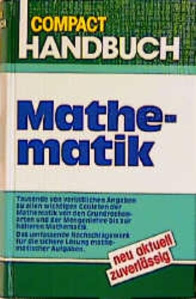 Compact Handbücher, Mathematik (Compact Hand- und Wörterbücher) Mathematics