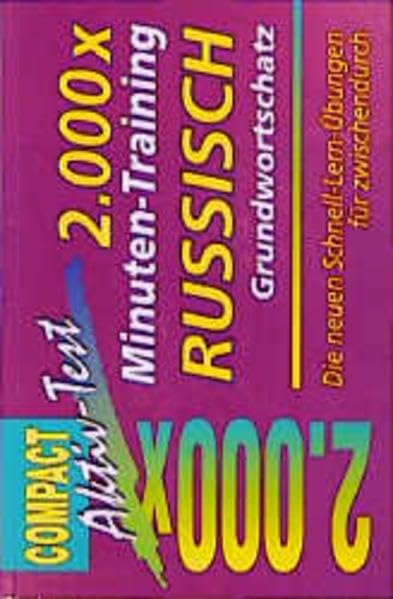 2000 x Minuten-Training, Russisch Grundwortschatz (Compact Aktiv-Test) Foreign Languages ​​& Dictionaries