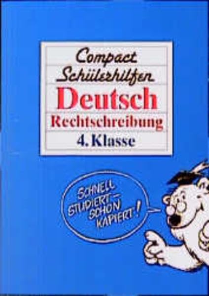 Compact Schülerhilfen, Deutsch, Rechtschreibung, 4. Klasse (Compact Schülerhilfen Grundschule) Books