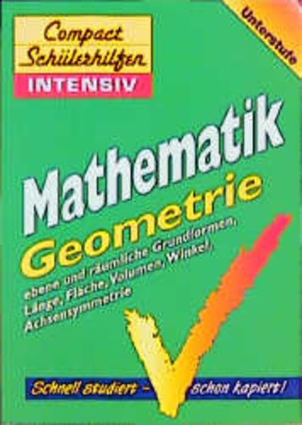 Compact Schülerhilfen intensiv, Mathematik, Geometrie, Unterstufe Books