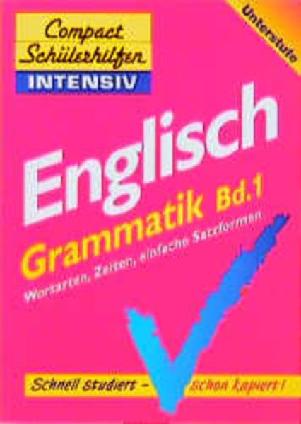 Compact Schülerhilfen intensiv, Englisch, Grammatik, Unterstufe Foreign Languages ​​& Dictionaries