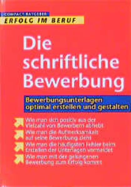 Die schriftliche Bewerbung (Erfolg im Beruf) Books