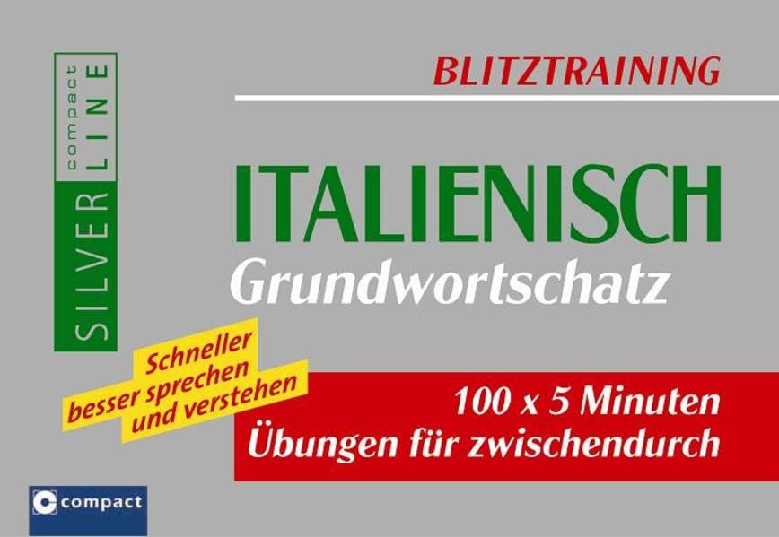 Blitztraining Italienisch Grundwortschatz Foreign Languages ​​& Dictionaries