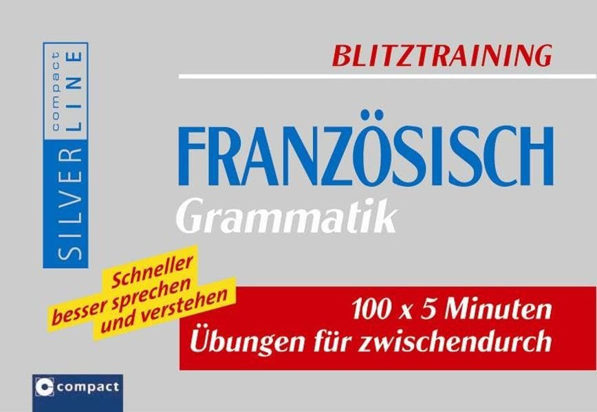 Blitztraining Französisch Grammatik Foreign Languages ​​& Dictionaries