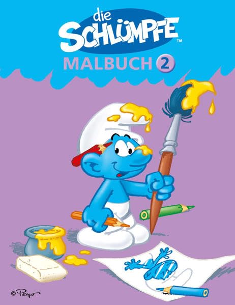 Die Schlümpfe - Malbuch 2: Schlumpfiger Malspaß für Kinder ab 4 Jahren book