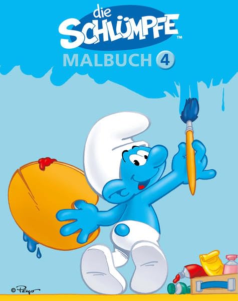 Die Schlümpfe - Malbuch 4: Schlumpfiger Malspaß für Kinder ab 4 Jahren Non-fiction