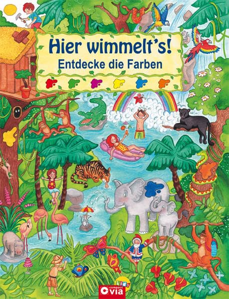 Hier wimmelt's! Entdecke die Farben Non-fiction